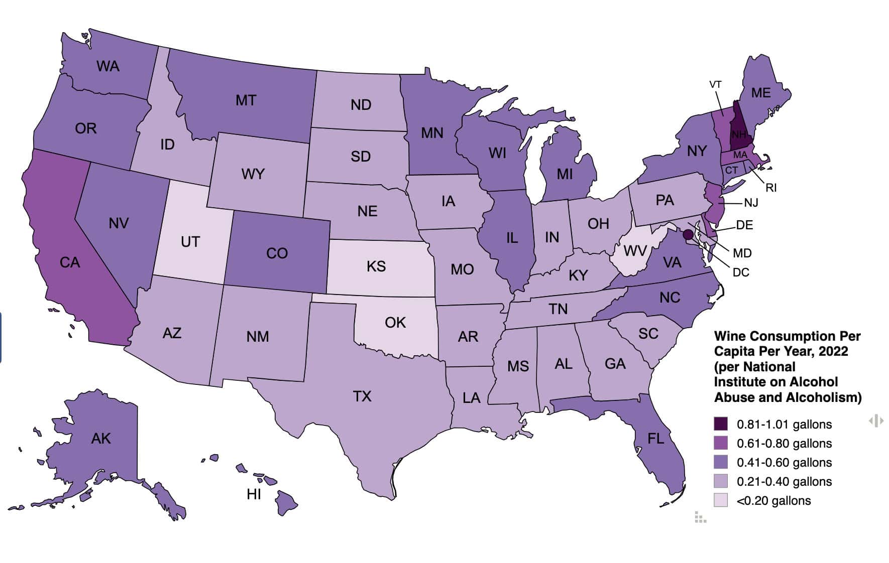 Beer- vs. Wine-Drinking States: Which is More Popular and What Does